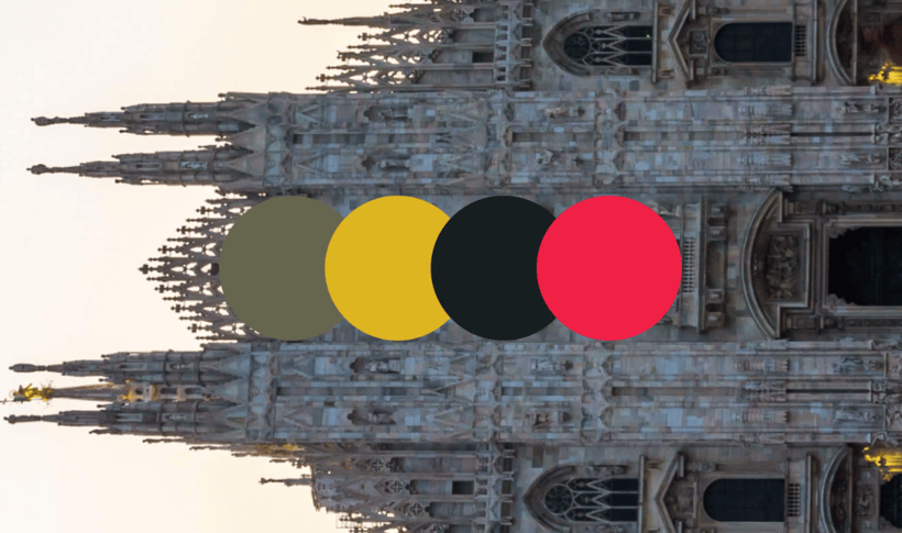 Milan Fashion Week Color Palettes - New Gothic 