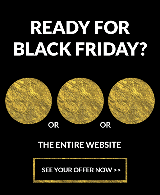 interactive email example for Black Friday