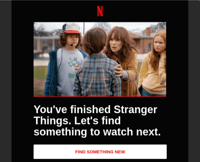 netflix personalized email