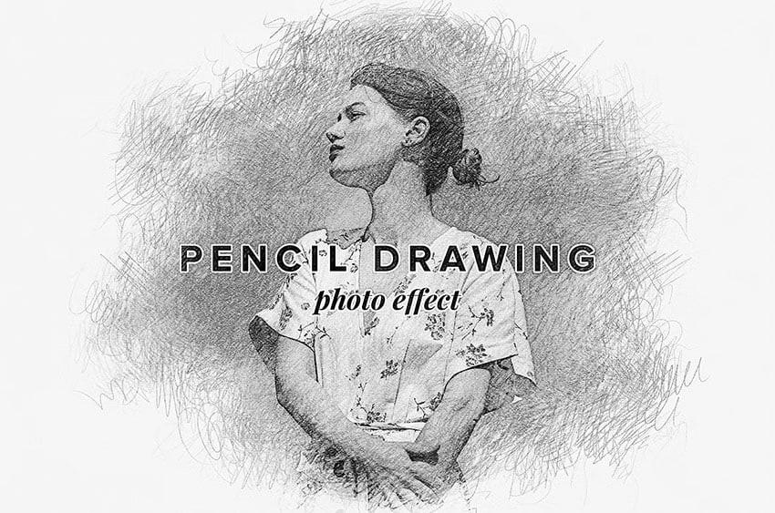 Update more than 158 pencil sketch effect online latest