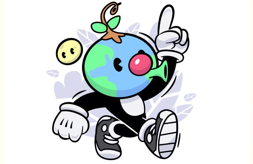 earth cartoon character